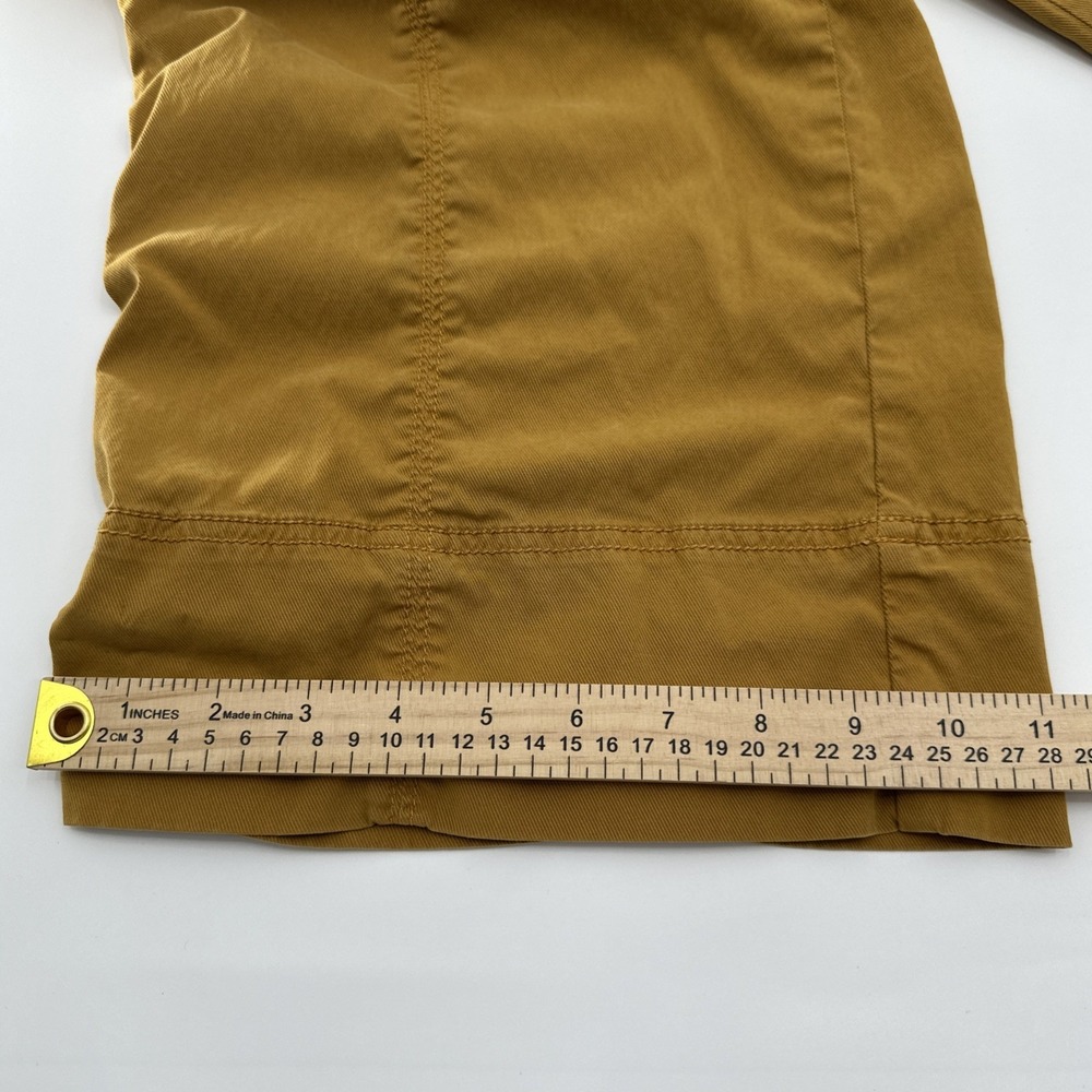 Anthropologie Pants Woman's 31 Cargo Look Wide Leg Baggy Canvas Look Ripstop - Picture 10 of 13
